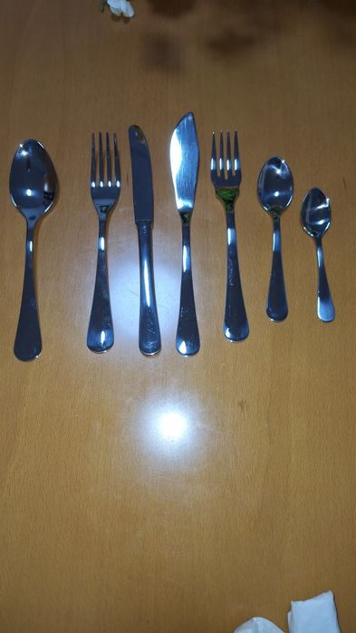 Conjunto de 150 talheres mesa inox