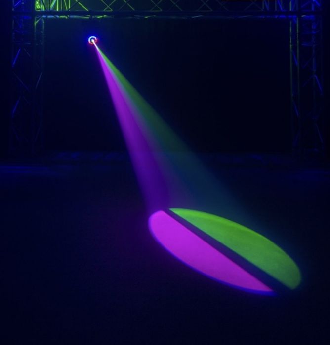 4 UNIDADES Novos BeamZ Panther 35 LED Spot Moving Head c/ anel de LED