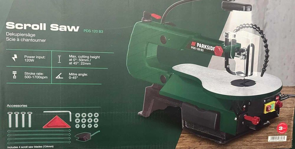 Лобзик PARKSIDE PDS 120 B3 для високоточної обробки . Електролобзик