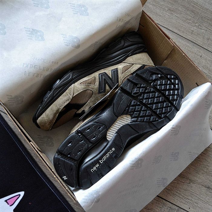 Мужские кроссовки JJJJound x New Balance Made In USA 'Brown\Black'