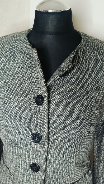 Żakiet szary melanż