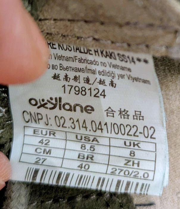 Sprzedam skórzane buty Tribord rozm. 42