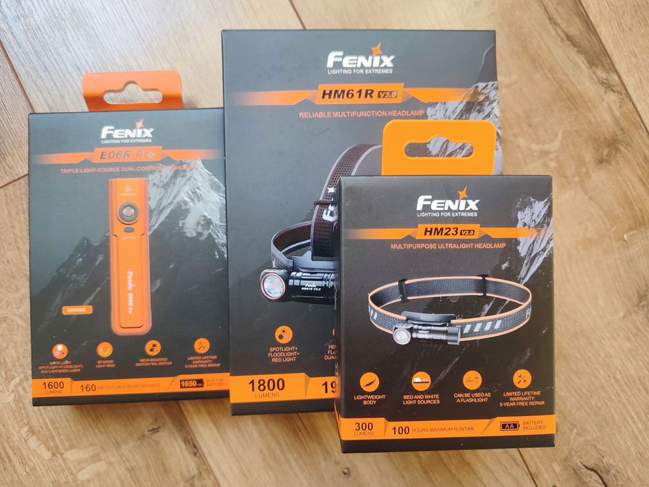 Fenix HM61 V3.0, HM23 V2.0,E06R PRO,CL27R