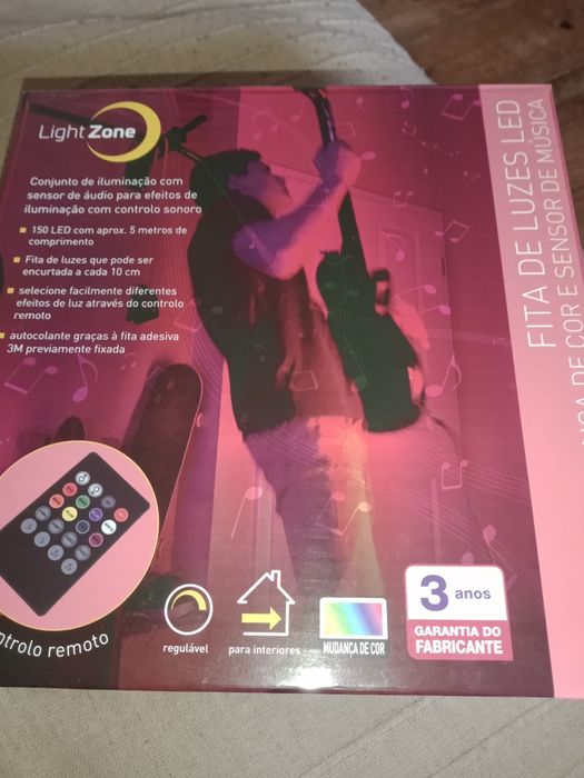 Fita de luzes led ( Light zone) 10€