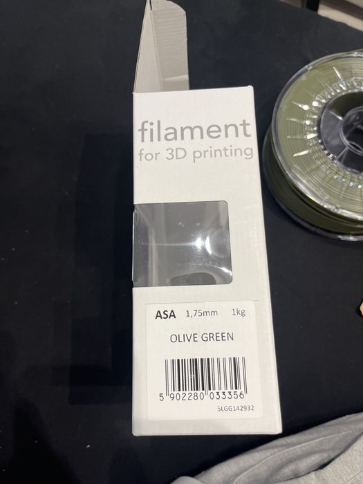 Filament do druku 3d Devil Design Oliwkowa zieleń ASA 1kg