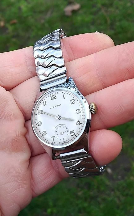 Zegarek Kienzle z oryginalną bransoletą, zadbany! lata 50-te