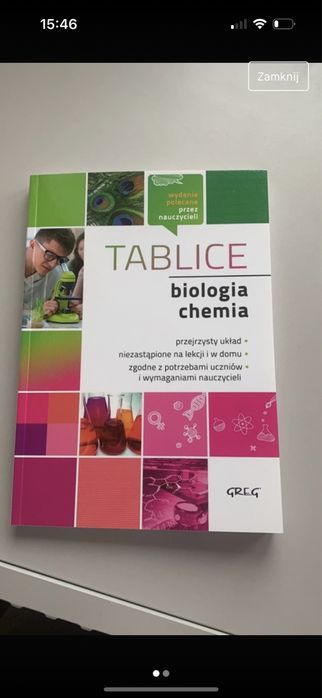 tablice biologia chemia