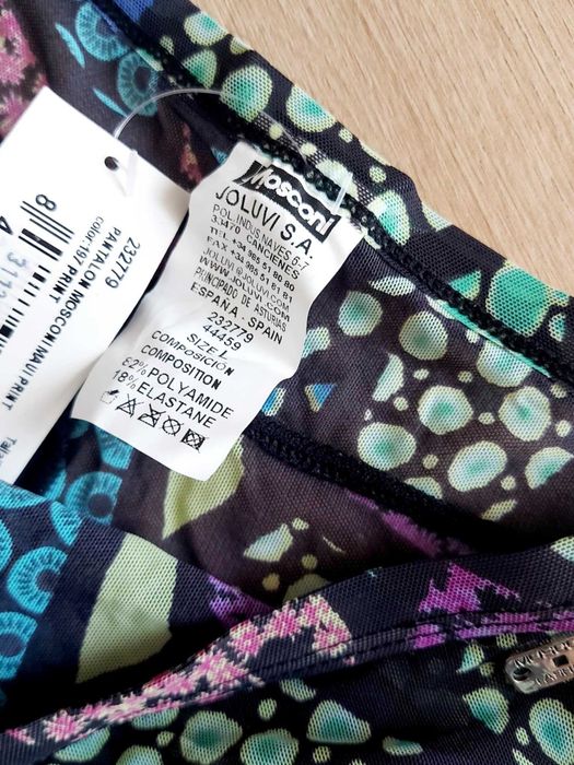 Calça rede semi-transparente