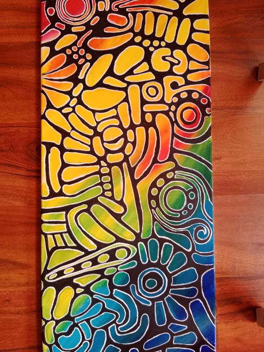 Czwarty obraz z cyklu szaleństwo kolorów