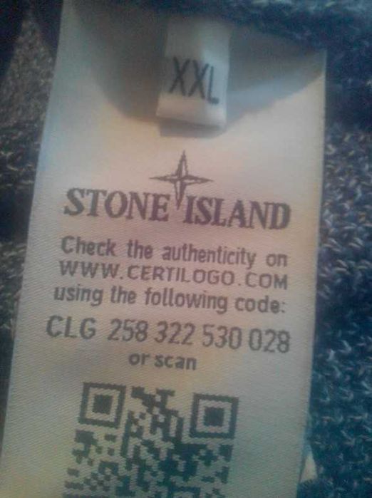 Мужской свитер свитшот джемпер Stone Island оригинал