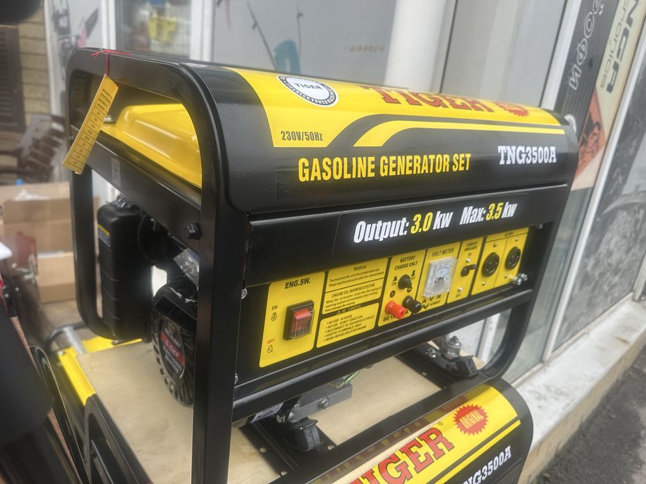 Генератор TIGER газ/бензин 3.2-3.5 квт медь доставка бесплатная