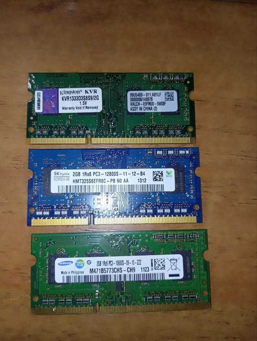 память ddr3 4гб (2x2гб) hunix samsung 12800s\ 1333 1600\ 1333мгц 1.5v