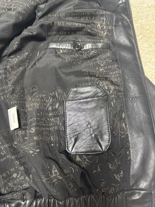 Куртка шкіряна бомбер, 54