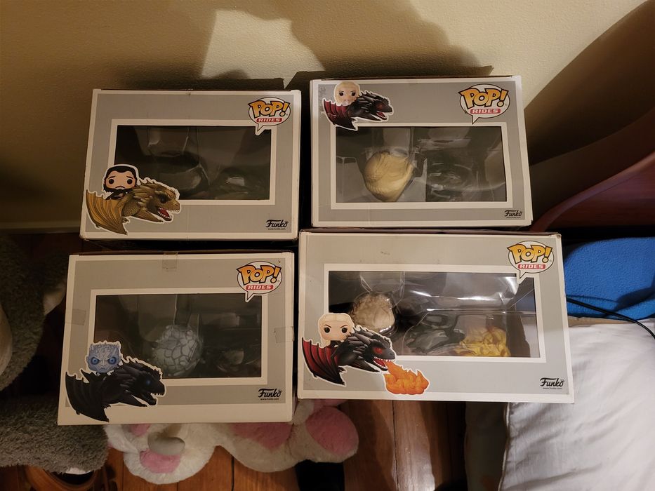 Pop Game of Thrones Night King Viserion Daenerys Drogon Jon Rhaegal