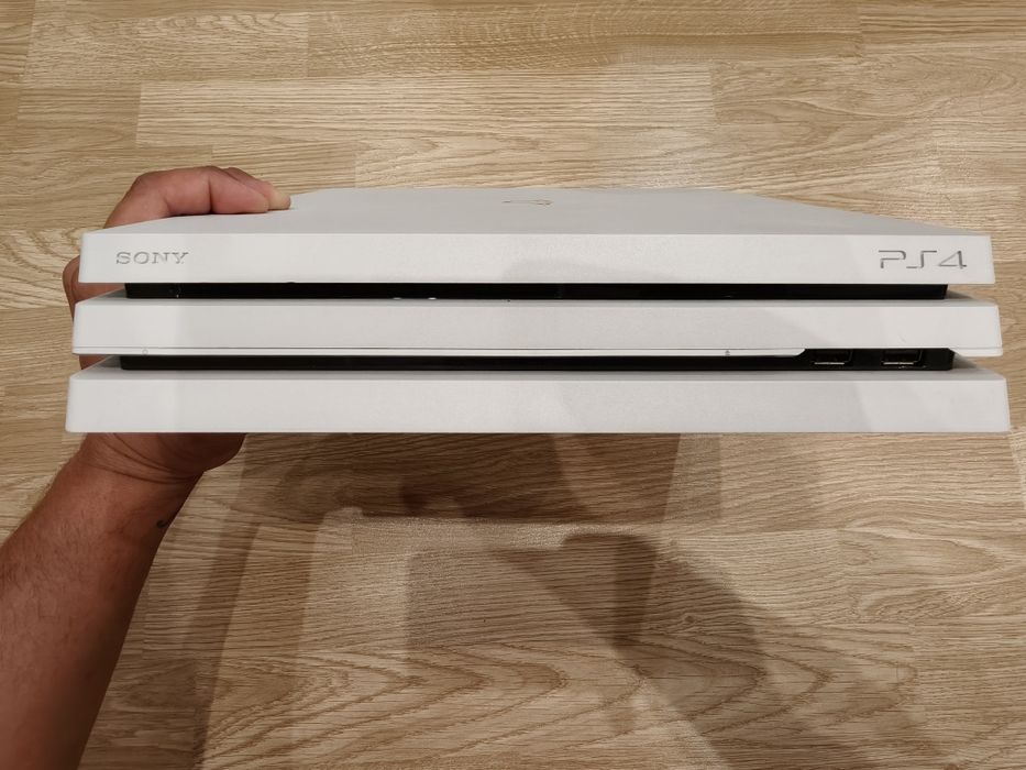 PlayStation 4 Pro Branca Desbloqueada Hen 9.00 C/Comando