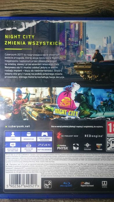 Cyberpunk 2077 ps4 PL playstation 4 GTA spiderman Wiedźmin far cry