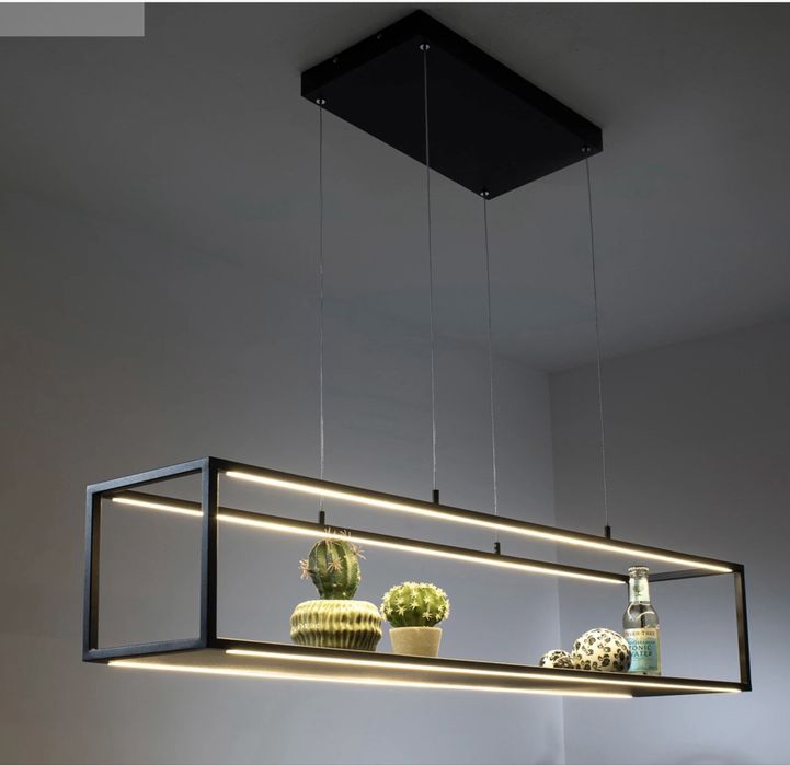 Lampa led z polka nad wyspe kuchenna
