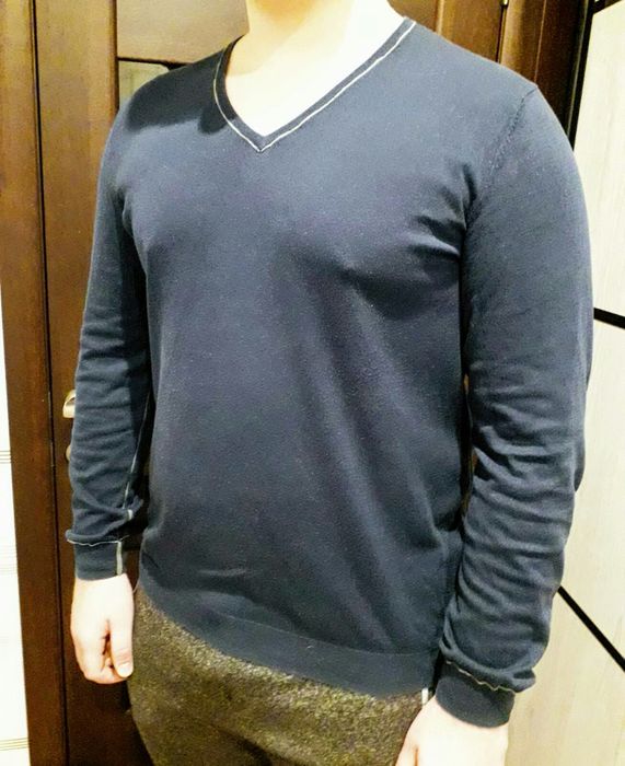 Синий свитер, свитшот,реглан Esprit (XL)