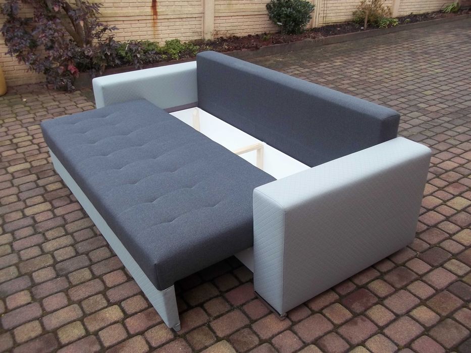 Sofa/kanapa+dostawiana pufa/narożnik- sprężyny bonell