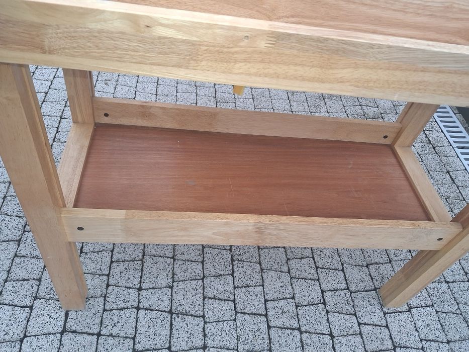 Stół stolarski drewniany