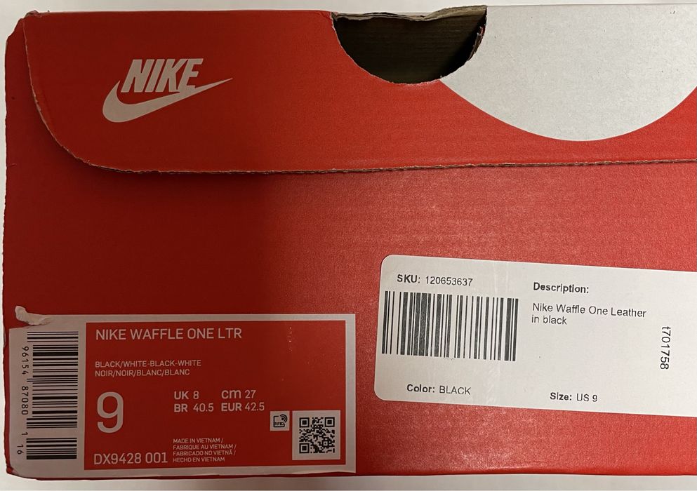 Кросівки Nike Waffle One Ltr | DX9428-001
