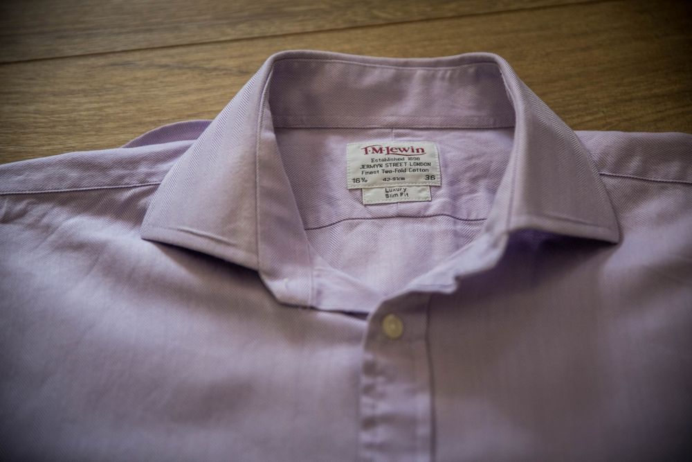 Koszula na spinki T.M.Lewin (L/XL)