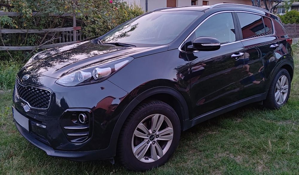 Kia Sportage bardzo bogate wyposażenie, nie wymaga wkładu finansowego.
