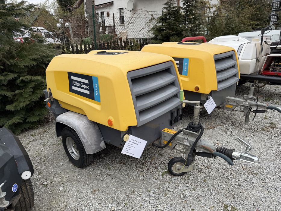 Kompresor sprężarka ATLAS COPCO XAS 48 rok 2018 rejestracja