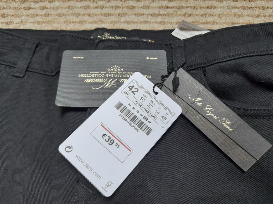 Spodnie jeansy Zara r. 42 długość 84cm