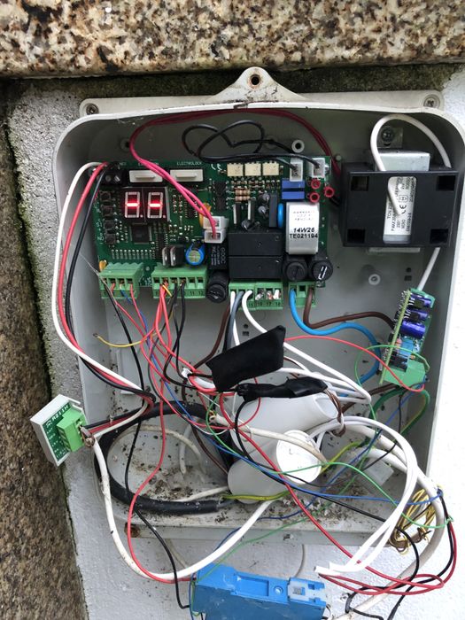 Automatismos em portas secionadas e portões
