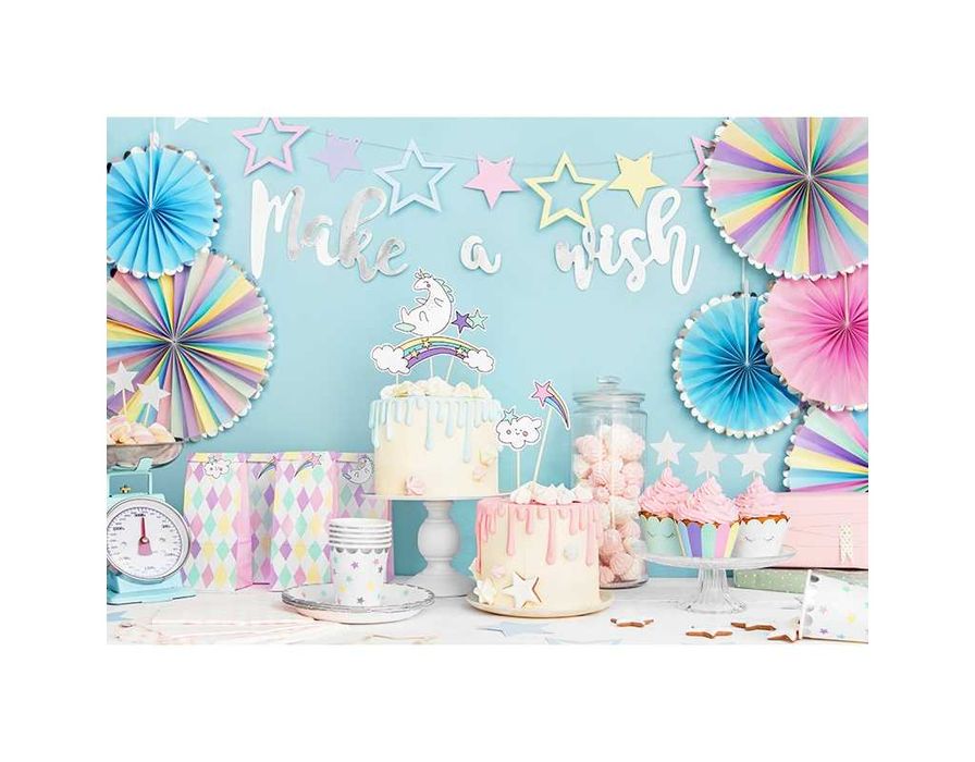 Topper "jednorożec" 1opak./5szt.