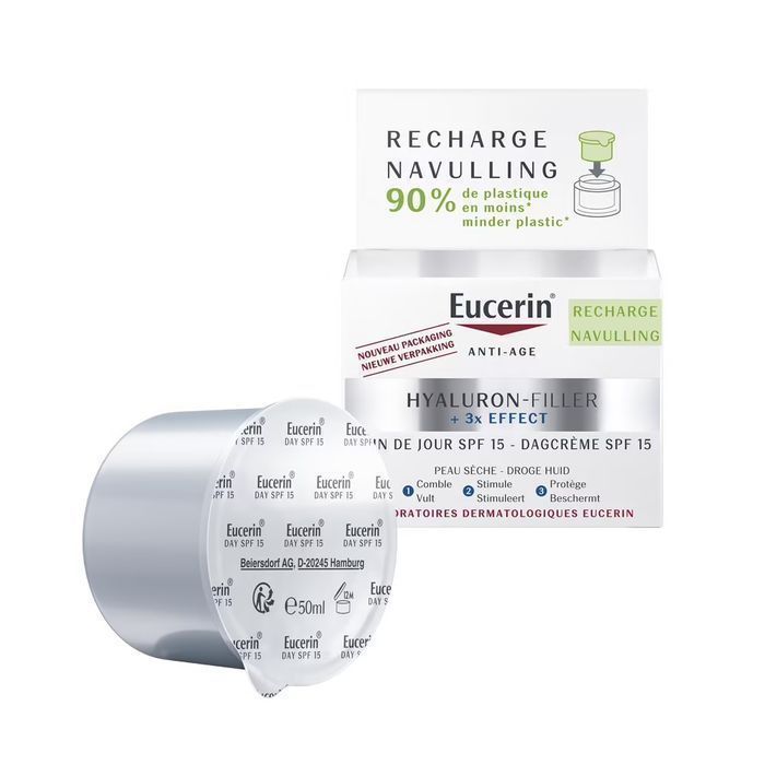 Eucerin  krem na dzień SPF15 do skóry suchej Refill 50ml