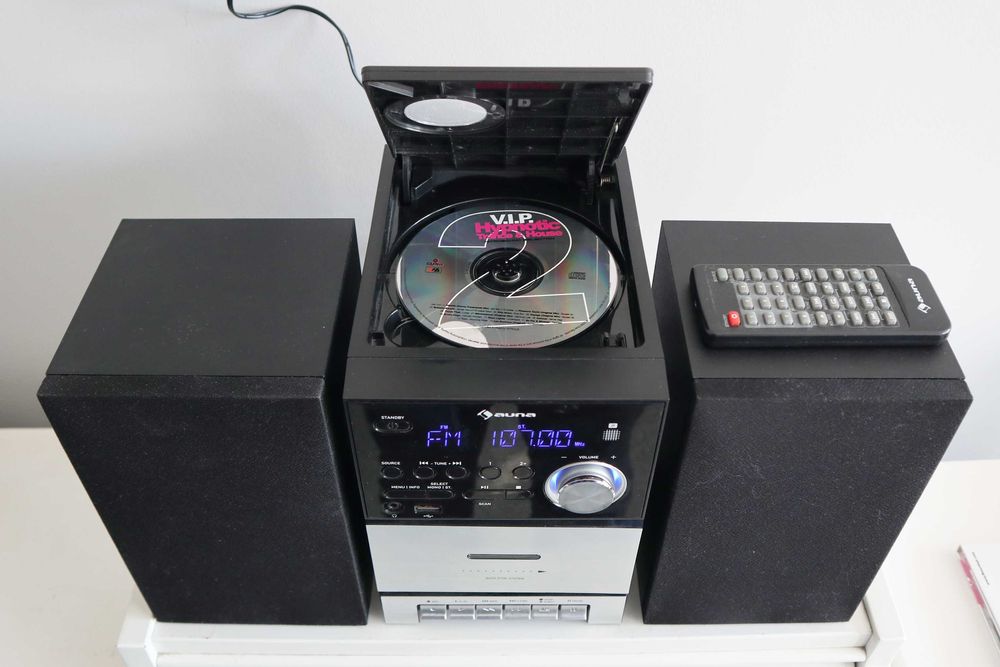 Новый Музыкальный центр Auna MC-40 DAB, FM/DAB+, Bluetooth, CD, USB, пульт