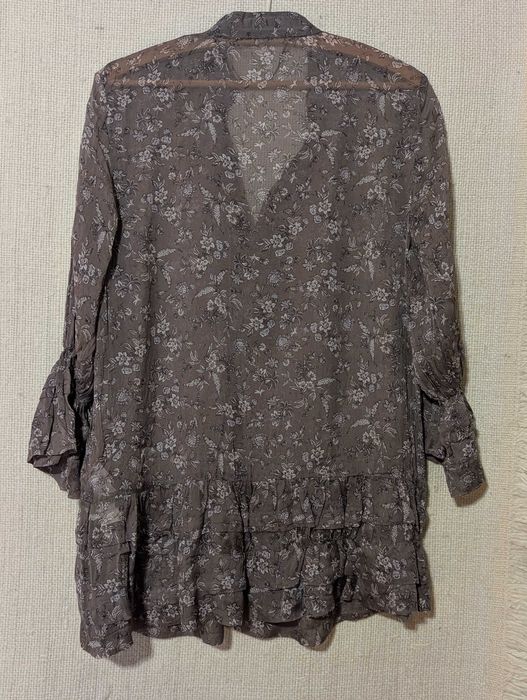 Bluzka jedwabna damska ZARA