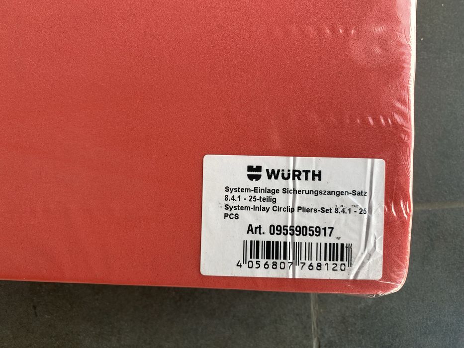 Espuma alicates Wurth