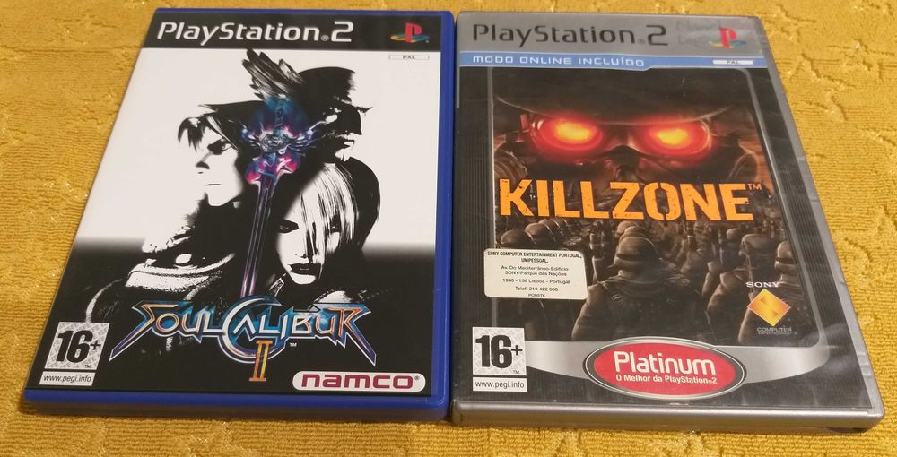 15 jogos Playstation 2 + microfones oferta ( + 120 jogos )