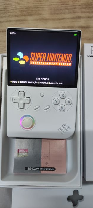 Consola Anbernic RG40XXV – Como Nova  + De 1000 Jogos  +2 Sistemas