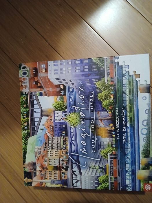 Puzzle  Tytus Brzozowski, Warszawskie mosty, 1000 el.