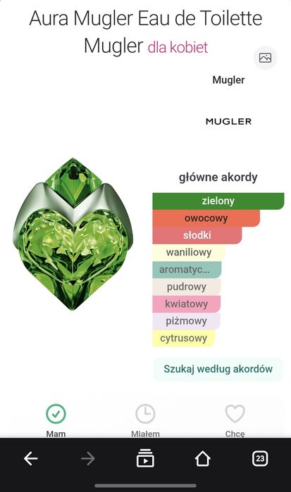 Mugler Aura edt 90ml nowe, folia oryginalne