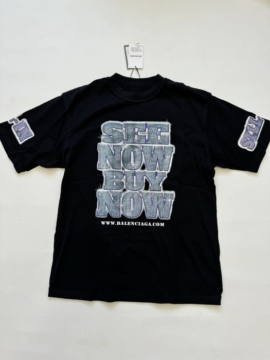 футболка Balenciaga See now Buy Now 2024 M L