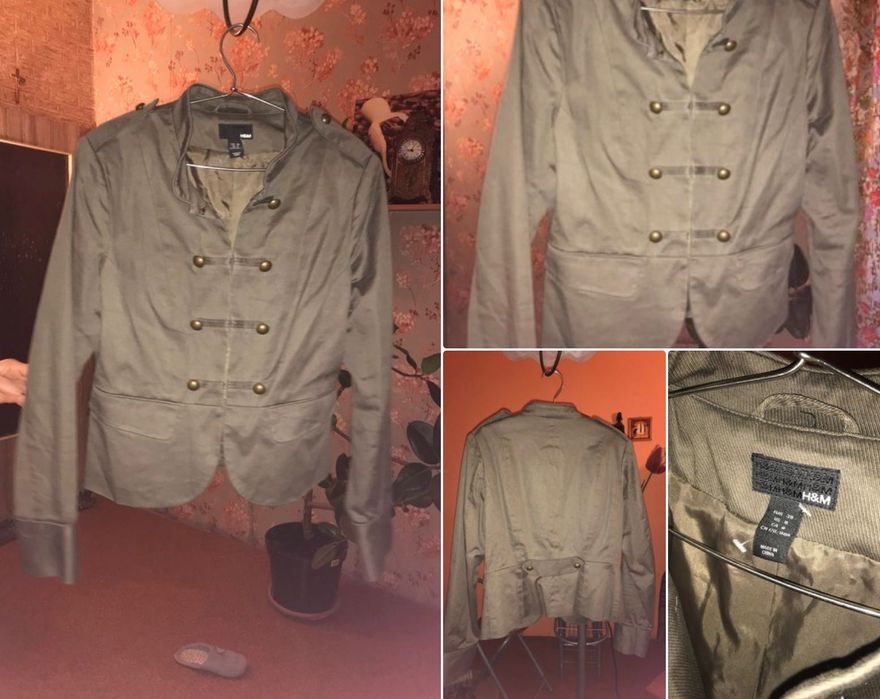 Żakiet h&m khaki m