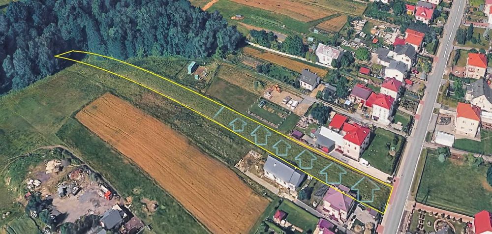 Działka budowlano-rolna, widokowa w Pietrzykowicach, woj. Śląskie (między Bielsko-Biała, a Żywiec) - Widok 4