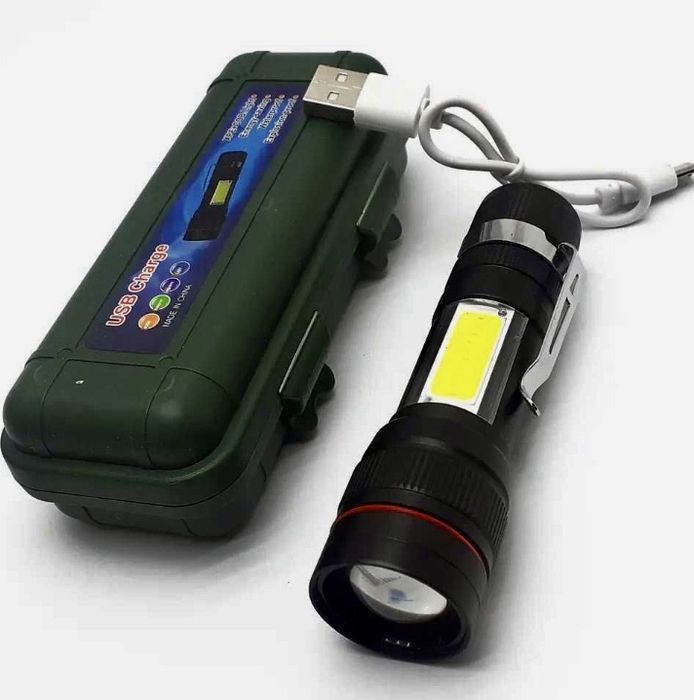 Світлодіодний ліхтар BL-520 T7 USB | Металевий Корпус | Zoom | АКЦІЯ!