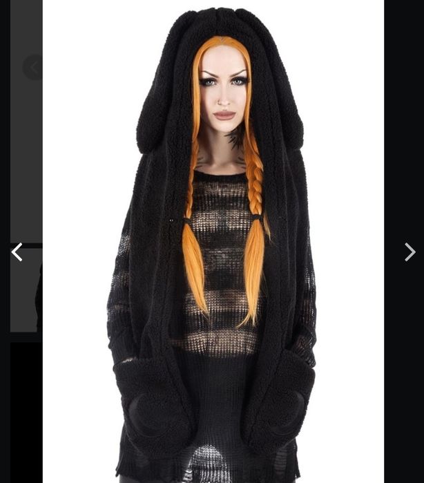 комір каптор шапка готичний killstar