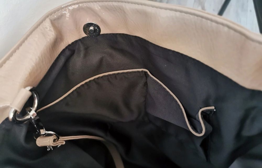 Nowa torebka nude beż "Only" + pasek A4