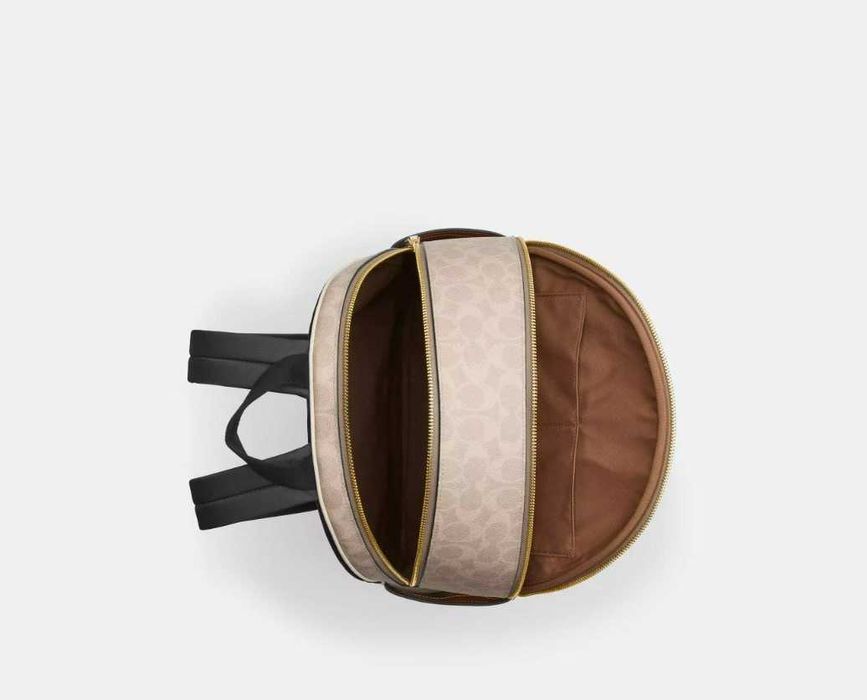 Coach Large court backpack in signature canvas
