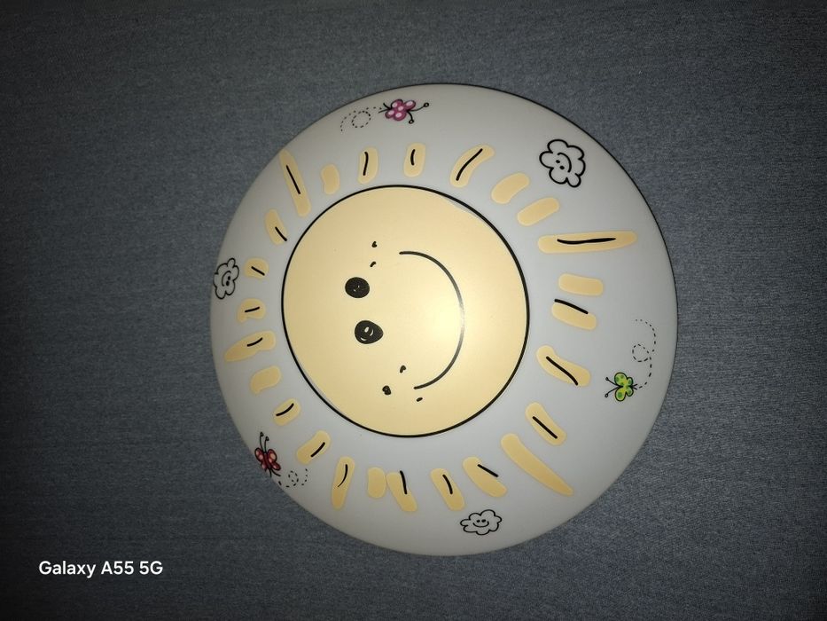 Lśniąca lampa sufitowa sunny