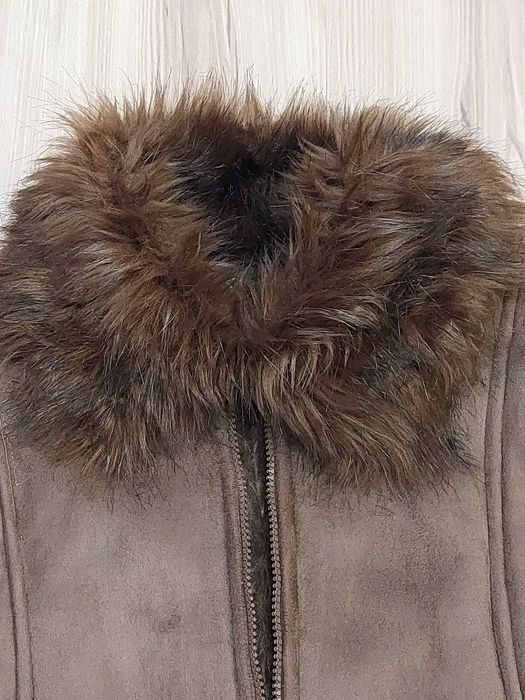 Kożuch damski z kapturem - Jelfs