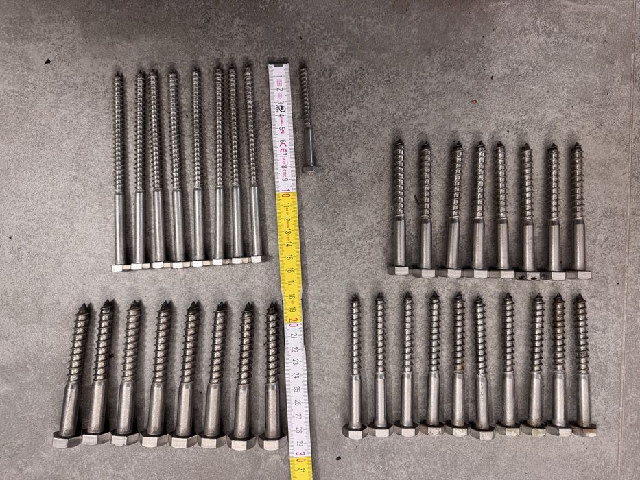 Wkrety do drzewa nierdzewne A2