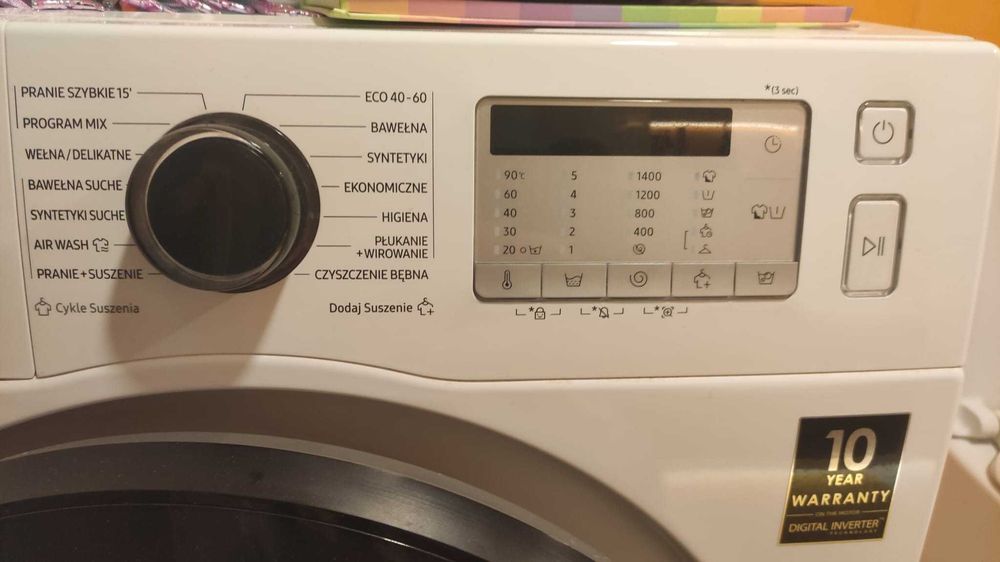 Pralka Suszarka Samsung biała